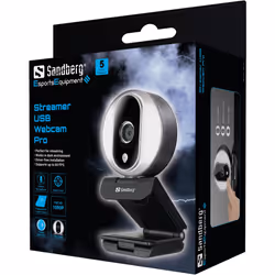 Sandberg Streamer USB Webcam Pro - Vista aggiuntiva 5