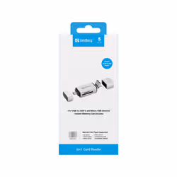 Sandberg Card Reader USB-C+USB+MicroUSB - Vista aggiuntiva 2