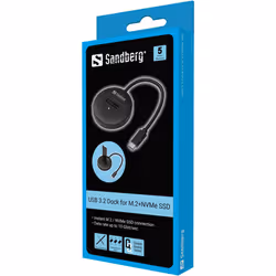 Sandberg USB 3.2 Dock for M.2+NVMe SSD - Vista aggiuntiva 8