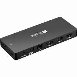 Sandberg 136-61 replicatore di porte e docking station per laptop Cablato USB 3.2 Gen 1 (3.1 Gen 1) Type-C Grigio