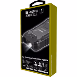 Sandberg 420-92 batteria portatile 20000 mAh Carica wireless Nero - Vista aggiuntiva 7