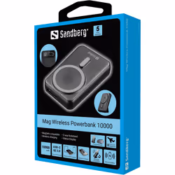 Sandberg 420-94 batteria portatile 10000 mAh Carica wireless Nero - Vista aggiuntiva 6