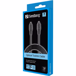 Sandberg Optical Toslink-Toslink, 1.8m - Vista aggiuntiva 2