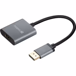 Sandberg Adapter DP1.4>HDMI2.0 4K60, DisplayPort, HDMI tipo A (Standard), Maschio, Femmina, 3840 x 2160 Pixel, 6 Gbit/s