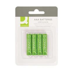 Q-CONNECT 4 x AAA Batteria monouso Mini Stilo AAA Alcalino