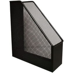 Portariviste in metallo q-connect griglia gxa29 nero 87x295x250mm