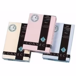 Connect Office Paper A4 500 Sheets Light Yellow, 80 g/m², Giallo, 299 x 212 x 54 mm, 500 fogli, 210 x 297