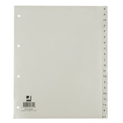 Q-CONNECT KF01844 divisore Polipropilene (PP) Grigio