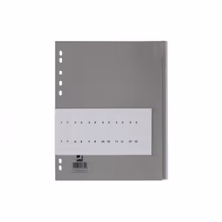 Q-CONNECT KF01854, Grigio, Polipropilene (PP), A4, Germania