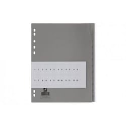Q-CONNECT KF01854 divisore Polipropilene (PP) Grigio