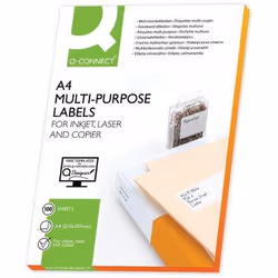 Q-CONNECT KF10658, Multicolore, A4, Laser/Inkjet, Quadrato, 70 g/m², Forest Stewardship Council (FSC)