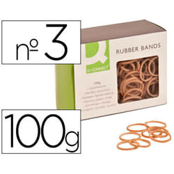 Liderpapel - Fasce elastiche Q-connect da 100 gr.n°3 30x2mm