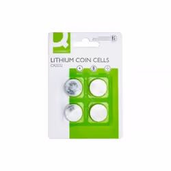 Q-CONNECT KF15036, Batteria monouso, CR2032, Litio, 3 V, 4 pz, 220 mAh