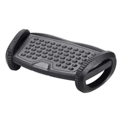 Q-CONNECT KF17987 poggiapiede da scrivania Nero
