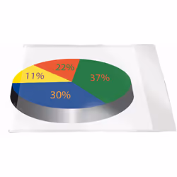 Q-CONNECT KF27053 tasca angolare A4 Trasparente 5 pz
