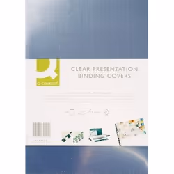 Q-CONNECT KF32120, A4, Cloruro di polivinile (PVC), Trasparente, Cina, 100 pz