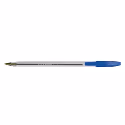 Q-CONNECT KF34043, Fermaglio, Penna a sfera, Ricaricabile, Blu, 20 pz, Medio