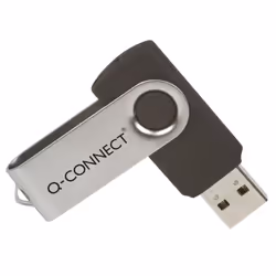 Q-CONNECT KF41512, 8 GB, USB tipo A, 3.2 Gen 1 (3.1 Gen 1), Girevole, Acciaio inox