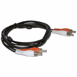 Microconnect AUDCC5, 2 x RCA, Maschio, 2 x RCA, Maschio, 5 m, Nero