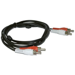 Microconnect AUDCC5 cavo audio 5 m 2 x RCA Nero