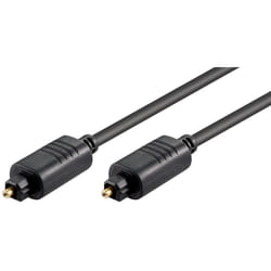 Microconnect TT620BKAD cavo audio 2 m Toslink Nero