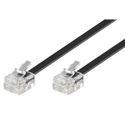 Microconnect MPK186 cavo telefonico 6 m Nero
