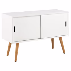 Actona Mitra, 2 porta/porte, Bianco, Pannello di fibra a media densità (MDF), Bianco, Pannello di fibra a media densità (MDF) ...