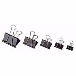 Connect FoldBack Clip 42 x 19 mm, Nero, 42 mm, 19 mm