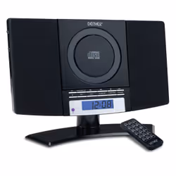 Denver MC-5220 BLACK, Nero, FM, LCD, Blu, Pausa, Riproduzione, Ripeti tutto, Ripeti una, Stop, AC