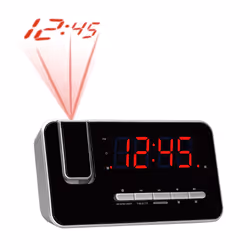 Denver CRP-618, Orologio, Digitale, FM, PLL, LED, 3,05 cm (1.2"), Rosso