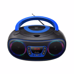 Denver TCL-212BT BLUE Lettore CD portatile Nero, Blu - Vista aggiuntiva 2