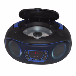 Denver TCL-212BT BLUE Lettore CD portatile Nero, Blu - Vista aggiuntiva 3