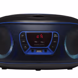 Denver TCL-212BT BLUE Lettore CD portatile Nero, Blu - Vista aggiuntiva 7