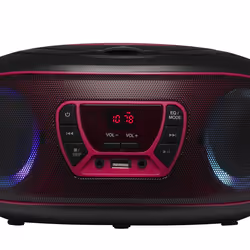 Denver TCL-212BT PINK lettore CD Lettore CD portatile Nero, Rosa - Vista aggiuntiva 7
