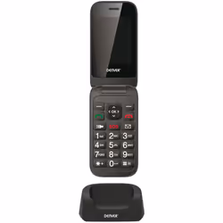 Denver BAS-24200M cellulare 6,1 cm (2.4") 80 g Nero Telefono per anziani