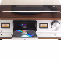 Denver MRD-52LIGHTWOOD piatto audio Argento, Legno - Vista aggiuntiva 4