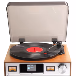 Denver MRD-52LIGHTWOOD piatto audio Argento, Legno - Vista aggiuntiva 5