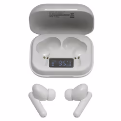 Denver TWE-38 cuffia e auricolare Wireless In-ear Musica e Chiamate Bluetooth Bianco - Vista aggiuntiva 7