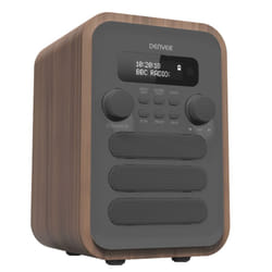 Denver DAB-48GREY Personale Digitale Grigio, Legno