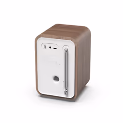 Denver DAB-48WHITE Personale Digitale Bianco, Legno - Vista aggiuntiva 4