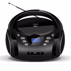 Denver TDB-10, Analogico, DAB+, FM, Lettore, CD-R, CD-RW, 1,8 W, LCD