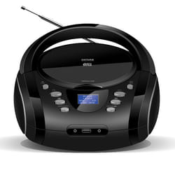 Denver TDB-10 impianto stereo portatile Analogico 1,8 W DAB+, FM Nero Riproduzione MP3