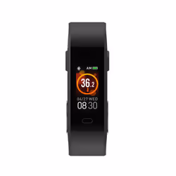 Denver BFH-19, Braccialetto per rilevamento di attività, 2,44 cm (0.96"), 90 mAh, Resistente all'acqua, IP67, Nero