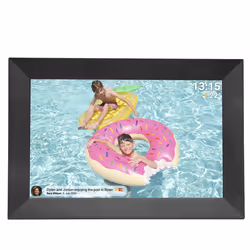 Denver PFF-1024BMK2 cornice per foto digitali Nero 10.1" Touch screen Wi-Fi - Vista aggiuntiva 6