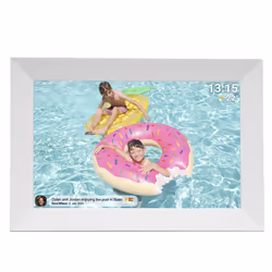 Denver PFF-1024WMK2 cornice per foto digitali Bianco 10.1" Touch screen Wi-Fi - Vista aggiuntiva 5