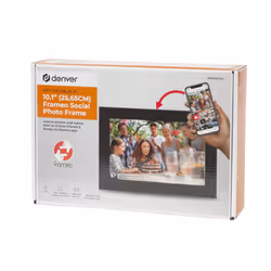 Denver PFF-1063BLACK cornice per foto digitali Nero 25,6 cm (10.1") Touch screen Wi-Fi - Vista aggiuntiva 7
