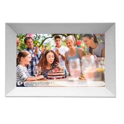 Denver PFF-1063WHITE cornice per foto digitali Bianco 25,6 cm (10.1") Touch screen Wi-Fi