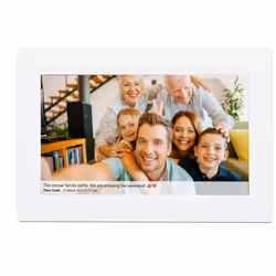 Denver PFF-1015W cornice per foto digitali Bianco 10.1" Touch screen Wi-Fi - Vista aggiuntiva 4