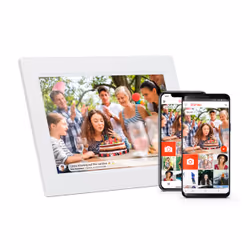 Denver PFF-1015W cornice per foto digitali Bianco 10.1" Touch screen Wi-Fi - Vista aggiuntiva 5