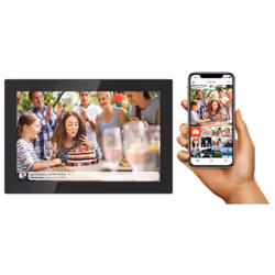 Denver PFF-1037B cornice per foto digitali Nero 10.1" Touch screen Wi-Fi - Vista aggiuntiva 8